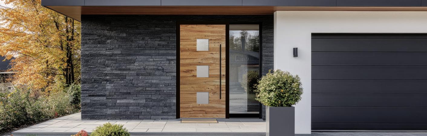 PaXentree Aluminium Haustüren Naturelle natürliche Oberflächen